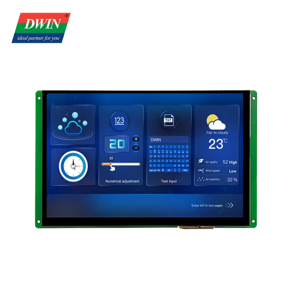 صفحه نمایش 10.1 اینچی تاچ مقاومتی (DMG12800T101_01WTR)
